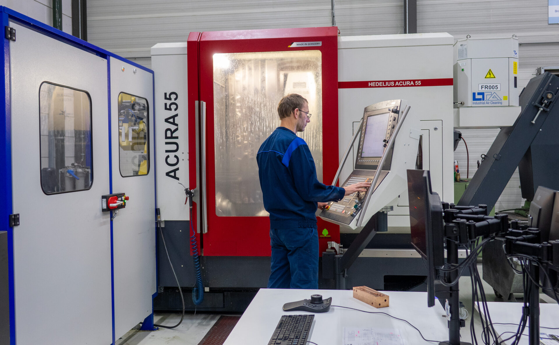 Verspaning met Hedelius Acura 55